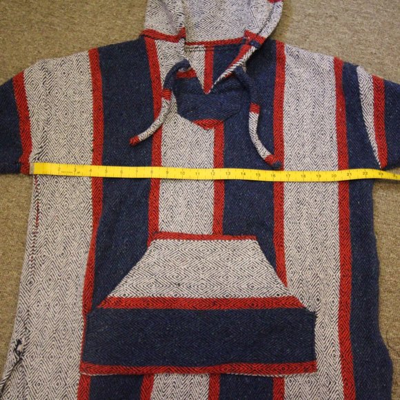 Baja Hoody Blue and Red - Picture 4 of 7